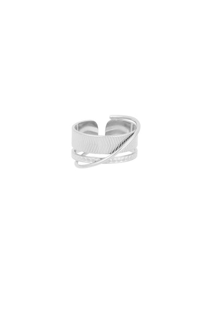 Geschichteter Glanz Ring