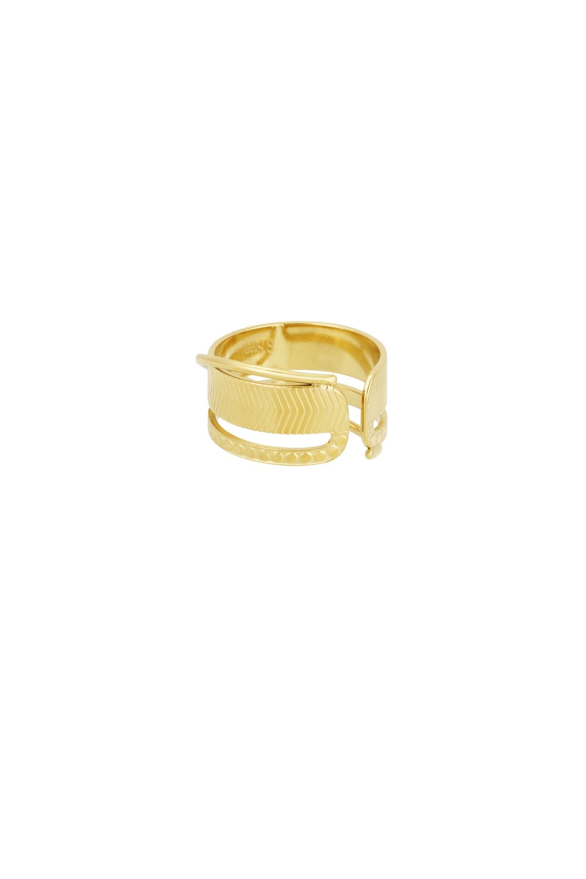 Geschichteter Glanz Ring