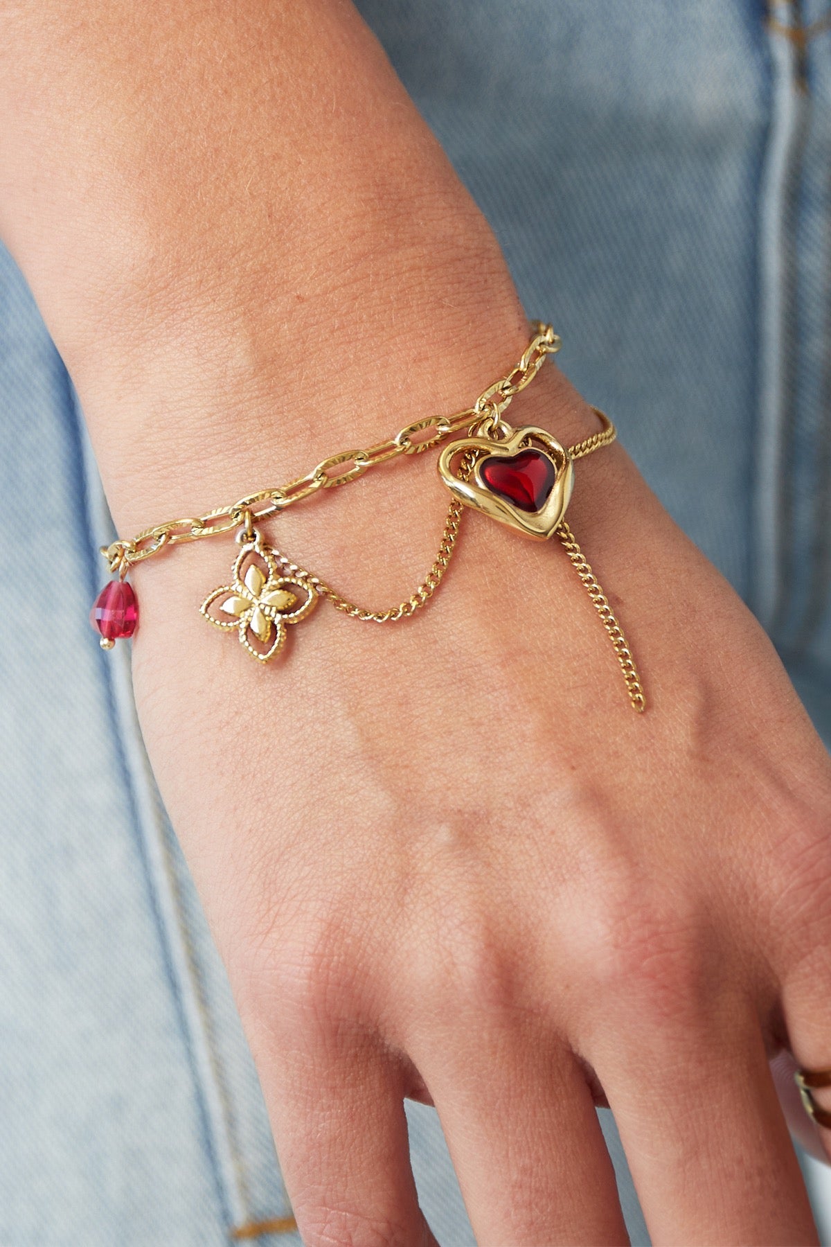 Herzenszauber Charm Armband