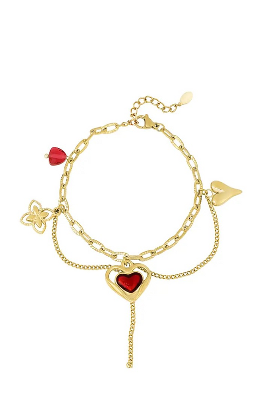 Herzenszauber Charm Armband